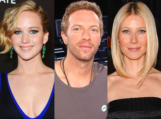 Jennifer Lawrence, Chris Martin, Gwyneth Paltrow Jennifer Lawrence, Chris Martin, Gwyneth Paltrow